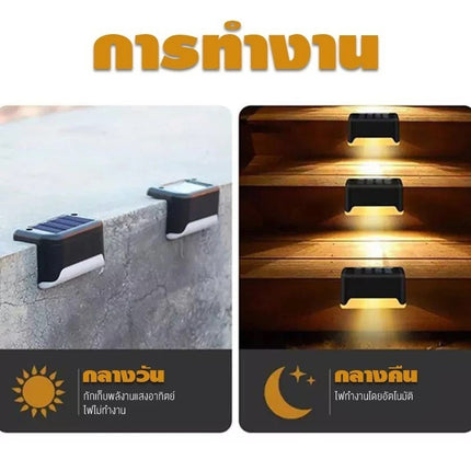 🚚พร้อมส่ง🚚ไฟปักสนาม ไฟโซล่าเซลล์ สไตล์ญี่ปุ่น ตกแต่งสวน หน้าบ้าน LED ไฟทาง โคมไฟโซล่าเซลล์ ไฟโซล่าเซลล์ Solar cell