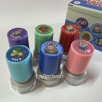 ตราปั๊มหมึกใน (6 ลาย) คนปั้ม ตราปั๊มรางวัลปั้มจีน ตราปั๊มการศึกษาที่ปั้ม พร้อมส่งในไทย 50940016