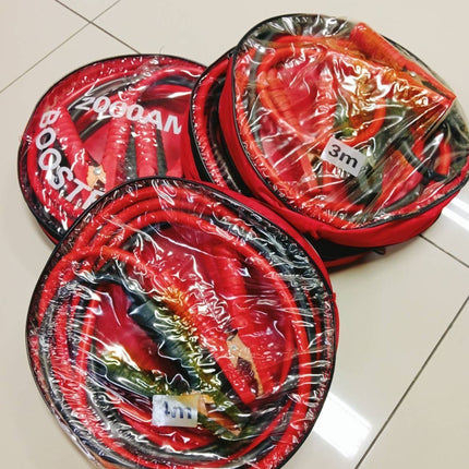 สายแบตเตอรี่  สายจั๊มแบตเตอรี่ สายพ่วงแบต ชาร์ตแบตรถยนต์ สายใหญ่ มาตรฐาน ยาว สายทองแดง สินค้าในไทย