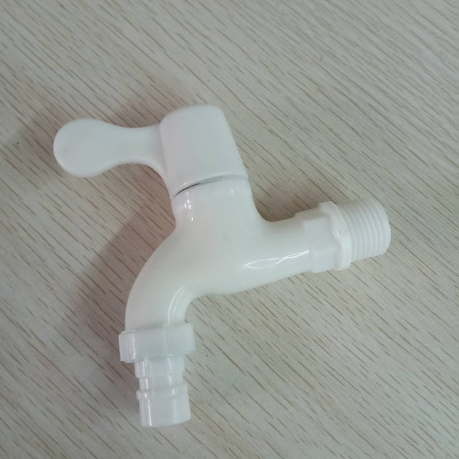 ไฟฉายความเร็วสูงต่อความร้อนสูงกันน้ำต่อกระเด็นหัวต่อต่อพลาสติก Water Tap PVC Washing Machine /White 50100057 50030009 50030008