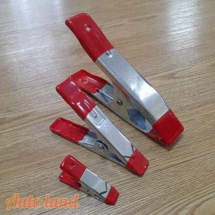 🔥พร้อมส่ง🔥คลิปหนีบ แคลมป์สปริงโลหะ รูปตัว A ขนาด  2,4 ,6 นิ้ว อเนกประสงค์ ราคา/อัน  สินค้าในไทย