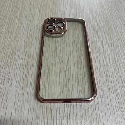 เคสใสสำหรับ iPhone เคสกันกระแทกรุ่น 14Pro / 13Pro / 13ProMax เคสไอโฟนสีดำสีเงิน เคสนิ่ม พร้อมส่งในไทย
