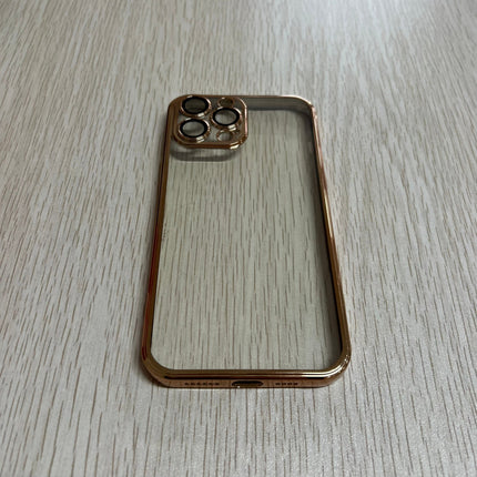 เคสใสสำหรับ iPhone เคสกันกระแทกรุ่น 14Pro / 13Pro / 13ProMax เคสไอโฟนสีดำสีเงิน เคสนิ่ม พร้อมส่งในไทย