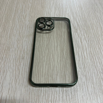 เคสใสสำหรับ iPhone เคสกันกระแทกรุ่น 14Pro / 13Pro / 13ProMax เคสไอโฟนสีดำสีเงิน เคสนิ่ม พร้อมส่งในไทย