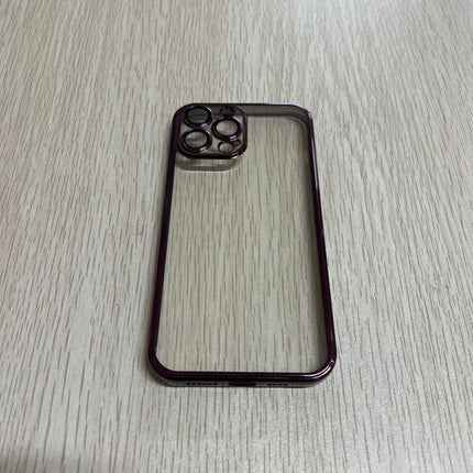 เคสใสสำหรับ iPhone เคสกันกระแทกรุ่น 14Pro / 13Pro / 13ProMax เคสไอโฟนสีดำสีเงิน เคสนิ่ม พร้อมส่งในไทย