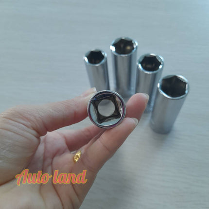🔥พร้อมส่ง🔥TOUCHI ลูกบ๊อกซ์ยาว 6 เหลี่ยม ลูกบ็อก 1/2 นิ้ว  Hand Socket ลูกบล็อก ลูกบล็อคลูกบ๊อกซ์ ราคา/ชิ้น สินค้าในไทย