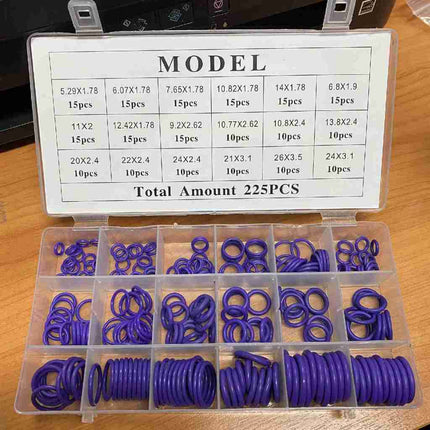 🔥พร้อมส่ง🔥 โอริง O ring 225 ชิ้น 270 ชิ้น ยางโอริง อเนกประสงค์ คุณภาพสูง 18 ขนาด พร้อมกล่องพลาสติก สินค้าในไทย