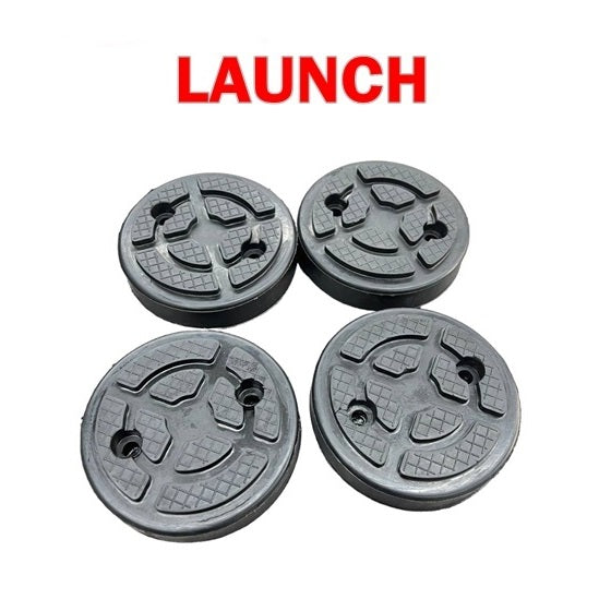 LAUNCH RUBBER PAD(O) ก้อนยางกลม รองขาลิฟท์ LAUNCH 4ชิ้น/ชุด