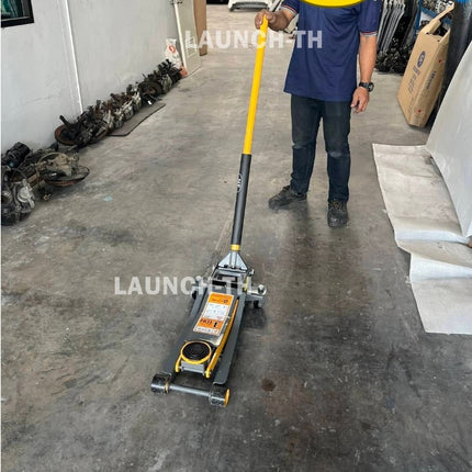 LAUNCH Low Profile Floor Jack แม่แรงตะเข้ แบบโหลดเตี้ย 3 ตัน 2 ลูกสูบ