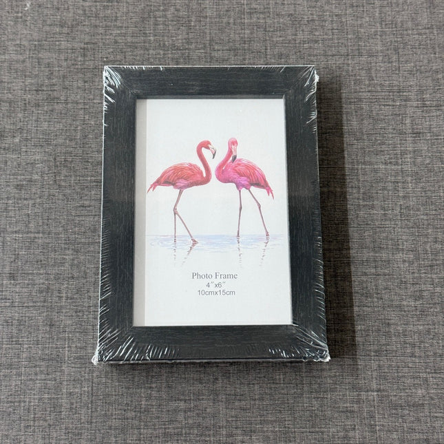 [พร้อมส่ง] กรอบรูปไม้ฮาร์ดแวร์มีขาตั้งรูแขวนแบบเรียบได้อย่างลงตัว-นอนใส่ภาพตกแต่งบ้านของขวัญวันเกิดราคา/ชิ้น