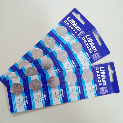 🔥พร้อมส่ง🔥ถ่านกระดุม ถ่านไบออส ถ่านลิเธียม เบอร์ 2032 ขายยกแผง (5ก้อน) สินค้าในไทย