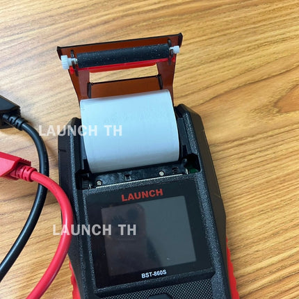 LAUNCH BST860S 12V เครื่องทดสอบแบตเตอรี่รถยนต์ พร้อมพริ้นเตอร์ในตัว (Battery System Tester)