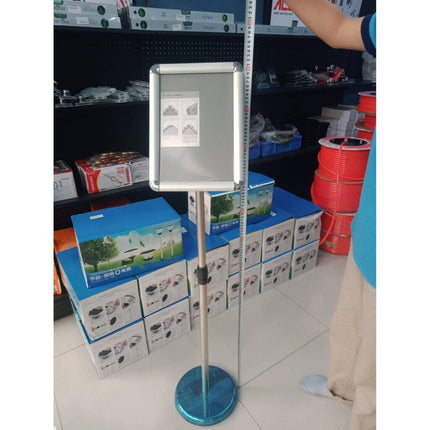 🚚พร้อมส่ง🚚ขาตั้งป้าย ป้ายโปสเตอร์ ป้ายสเเตนเลส ป้ายตั้งพื้น ป้ายโฆษณา ขนาด A3 A4  มุมปรับได้ 360 องศา ป้ายหน้าร้าน