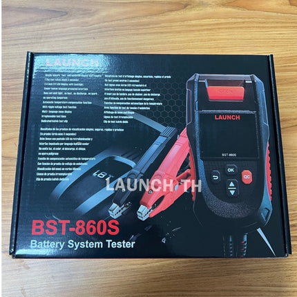 LAUNCH BST860S 12V เครื่องทดสอบแบตเตอรี่รถยนต์ พร้อมพริ้นเตอร์ในตัว (Battery System Tester)