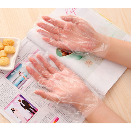 [พร้อมส่ง] วัสดุพลาสติก 50 คู่แบบใช้แล้วทิ้งวัสดุพลาสติก PE อเนกประสงค์