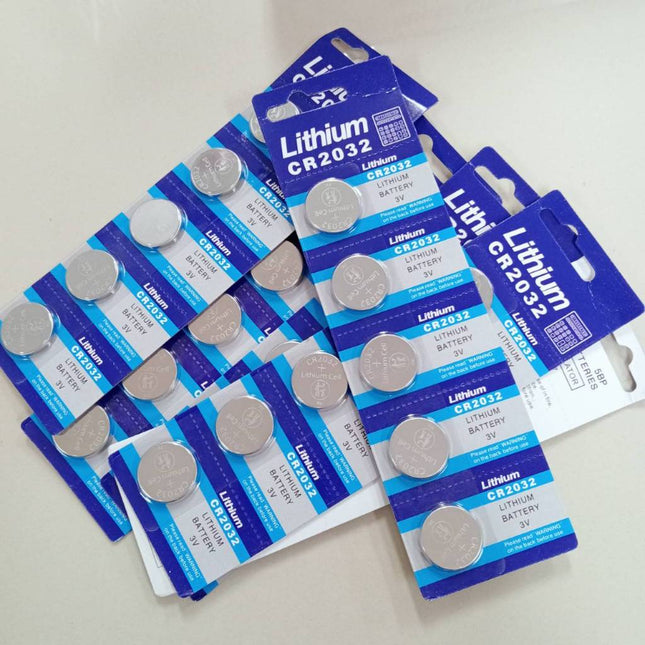 🔥พร้อมส่ง🔥ถ่านกระดุม ถ่านไบออส ถ่านลิเธียม เบอร์ 2032 ขายยกแผง (5ก้อน) สินค้าในไทย