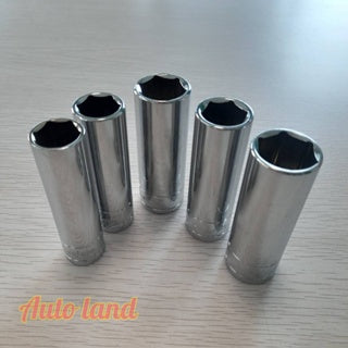 🔥พร้อมส่ง🔥TOUCHI ลูกบ๊อกซ์ยาว 6 เหลี่ยม ลูกบ็อก 1/2 นิ้ว  Hand Socket ลูกบล็อก ลูกบล็อคลูกบ๊อกซ์ ราคา/ชิ้น สินค้าในไทย