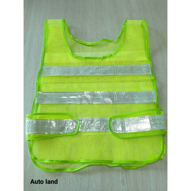 🔥พร้อมส่ง🔥เสื้อสะท้อนแสง เซฟตี้ จราจร safety vest สีเขียว/สี้ส้ม แบบเสื้อ และ แบบตาข่าย ราคา/ชิ้น สินค้าในไทย