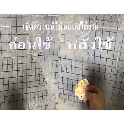 ทิชชู่เปียก แผ่นทำความสะอาดครัว  ทิชชู่เปียกเช็ดทำความสะอาดห้องครัว กำจัดคราบน้ำมันในครัว (ร้านส่งในไทย)