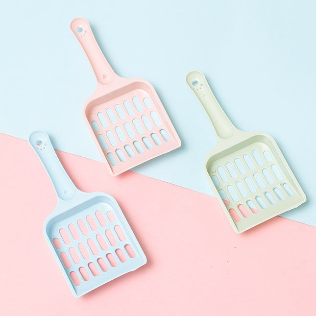 [พร้อมส่ง] ที่ตักทรายแมวช้อนตักทรายแมว สีพาสเทล ราคา/ชิ้น