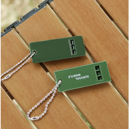 [พร้อมส่ง] นกหวีดฉุกเฉินฉุกเฉินพร้อมสายโซ่แขวนสำหรับเดินป่า ราคา/ชิ้น