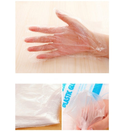 [พร้อมส่ง] วัสดุพลาสติก 50 คู่แบบใช้แล้วทิ้งวัสดุพลาสติก PE อเนกประสงค์