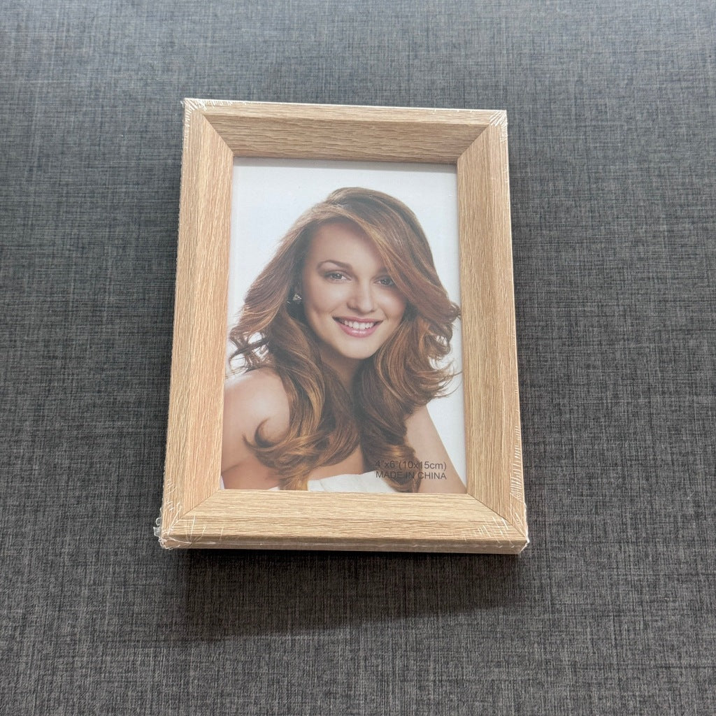 [พร้อมส่ง] กรอบรูปไม้ คอมโพสิต มีขาตั้ง รูแขวน แบบเรียบ วางได้แนวตั้ง-นอน ใส่ภาพ ของตกแต่งบ้าน ของขวัญวันเกิด ราคา/ชิ้น