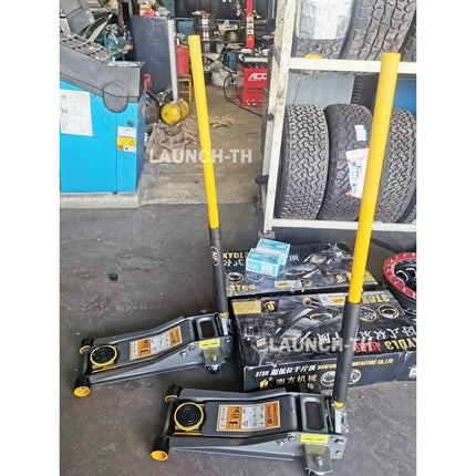LAUNCH Low Profile Floor Jack แม่แรงตะเข้ แบบโหลดเตี้ย 3 ตัน 2 ลูกสูบ