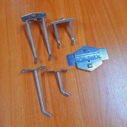 💥พร้อมส่ง💥 ตะขอ แขวน ฮุกเหล็ก Hook ตะขอคู่ ใช้กับ Pegboard ติดตั้งง่ายแข็งแรง สินค้าพร้อมส่ง
