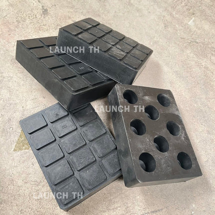 LAUNCH RUBBER PAD 40MM ก้อนยางเหลี่ยม ยางรองขาลิฟท์เอ็กซ์ ลิฟท์กรรไกร