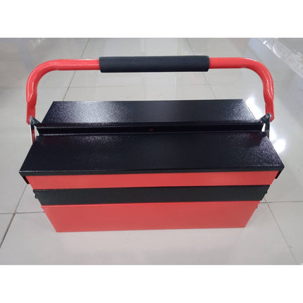กล่อง กล่องเครื่องมือ ขนาด 3 ชั้น จัดเก็บอุปกรณ์ช่าง Tool Box แบบเหล็ก สีแดง-ดำ แข็งแรง สินค้าพร้อมส่งในไทย