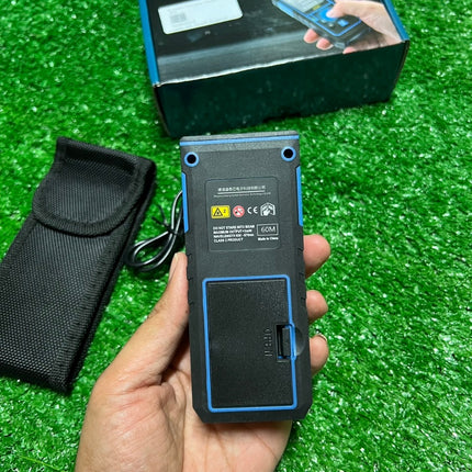 ตลับเมตรเลเซอร์ เครื่องมือวัดระยะด้วยเลเซอร์ พกพา 0.05-40/80/90/100/120 เมตร อุปกรณ์ เครื่องมือพร้อมกระเป๋า