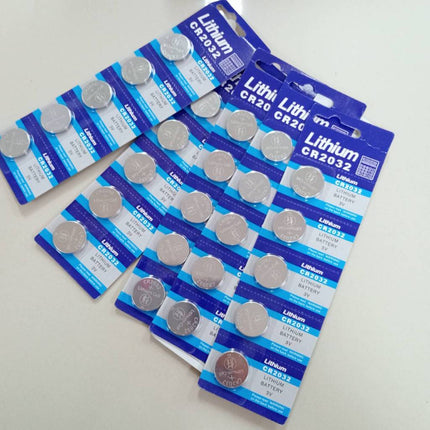 🔥พร้อมส่ง🔥ถ่านกระดุม ถ่านไบออส ถ่านลิเธียม เบอร์ 2032 ขายยกแผง (5ก้อน) สินค้าในไทย