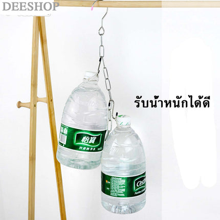 โซ่แขวนเสื้อผ้า ตะขอ ห่วงเหล็กแขวนสินค้า จัดระเบียบเสื้อผ้า สแตนเลส  สินค้าในไทย