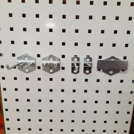 💥พร้อมส่ง💥 ตะขอ แขวน ฮุกเหล็ก Hook ตะขอคู่ ใช้กับ Pegboard ติดตั้งง่ายแข็งแรง สินค้าพร้อมส่ง