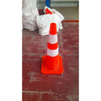 PVC 50 ซม. ส้ม2แถบ