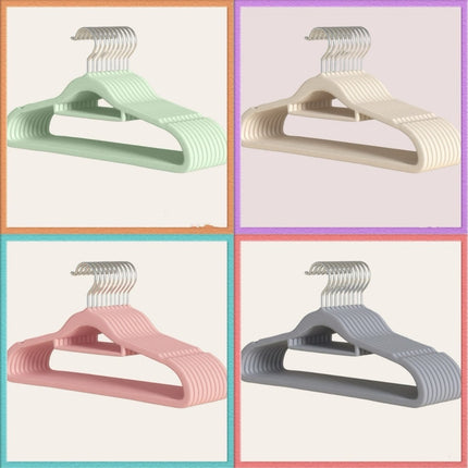 🔥พร้อมส่ง🔥ไม้แขวนเสื้อ เนื้อกำมะหยี่ flocking หุ้มด้วยผ้ากำมะหยี่ ขอบกันลื่น/ร่องกันลื่น ตะขอหมุนได้ 360 องศา ราคา/5ชิ้น