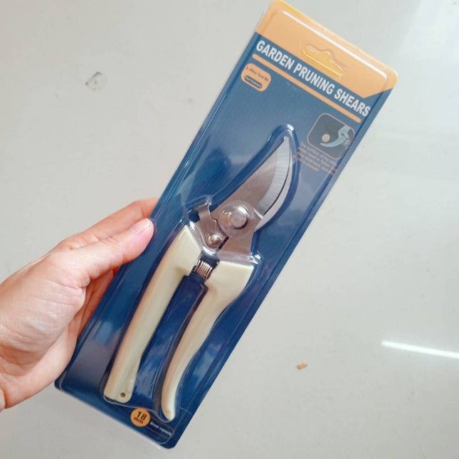🚚พร้อมส่ง🚚กรรไกร ตัดกิ่งไม้ กรรไกรทำสวน กรรไกรแต่งกิ่งปากโค้ง แบบสเตนเลส ขนาด 7 นิ้ว ใช้งานอเนกประสงค์ ราคา/ชิ้น