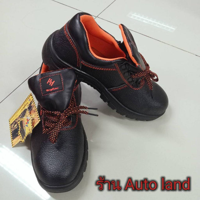 รองเท้าเซฟตี้ PU safety shoes รองเท้าแรงงาน รองเท้า รองเท้าหัวเหล็ก คุณภาพสูง ไซส์ 41-43  สินค้าในไทย