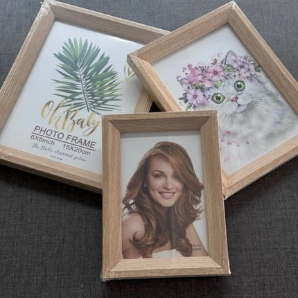 🚚พร้อมส่ง🚚กรอบรูป กรอบรูปมินิมอล กรอบรูปสี่เหลี่ยม กรอบรูปแบบตั้งโต๊ะ สไตล์มินิมอล ขาตั้ง หูแขวน มีหลายแบบ