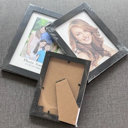 🚚พร้อมส่ง🚚กรอบรูป กรอบรูปมินิมอล กรอบรูปสี่เหลี่ยม กรอบรูปแบบตั้งโต๊ะ สไตล์มินิมอล ขาตั้ง หูแขวน มีหลายแบบ