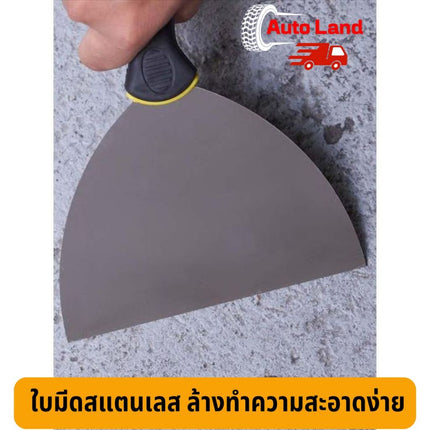 🔥พร้อมส่ง🔥เกียงฉาบปูน เกรียงโป๊วสี เหล็ก ด้ามพลาสติก ขนาด 2" 3 " 4" ไม่เป็นสนิมง่าย สินค้าในไทย