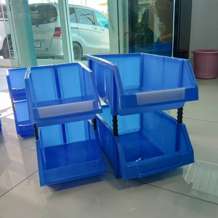 กล่องพลาสติก ลังพลาสติกใส่ของ กล่องอะไหล่ กล่องเก็บของสีฟ้า กล่องเก็บอะไหล่และอุปกรณ์ สินค้าในไทย (มีหน้าร้าน)
